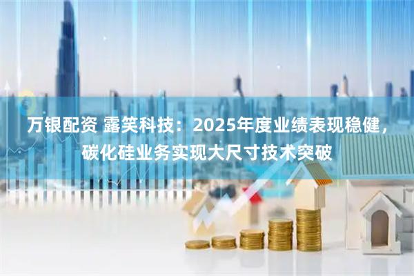 万银配资 露笑科技：2025年度业绩表现稳健，碳化硅业务实现大尺寸技术突破