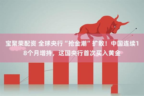 宝聚荣配资 全球央行“抢金潮”扩散！中国连续18个月增持，这国央行首次买入黄金